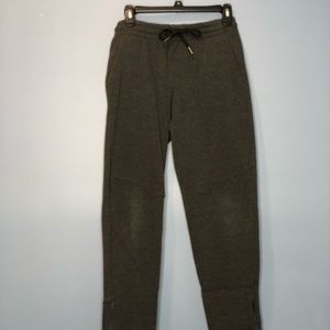 Dark Grey Zip-Up Joggers